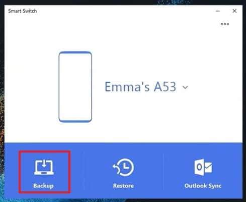 copia de seguridad de samsung en smart switch
