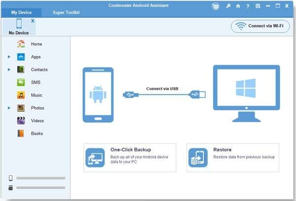 riavviare il dispositivo samsung tramite la connessione al pc