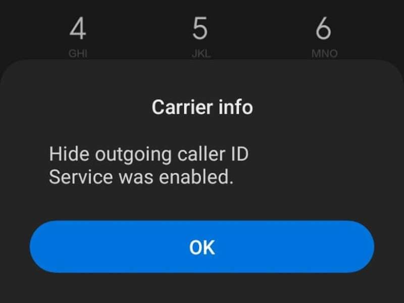 Hide caller ID using Android code.
