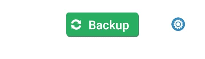 my contacts backup button
