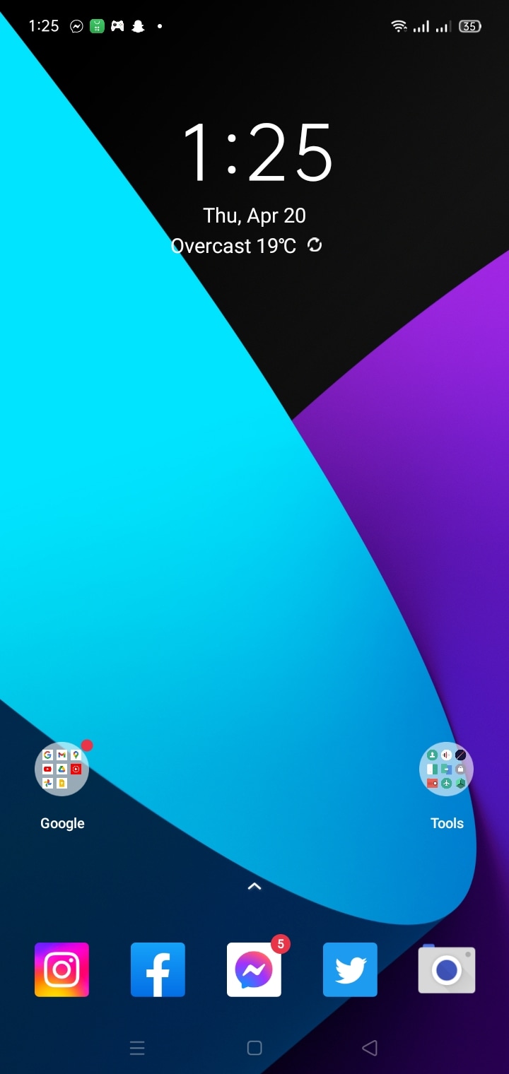 android home screen