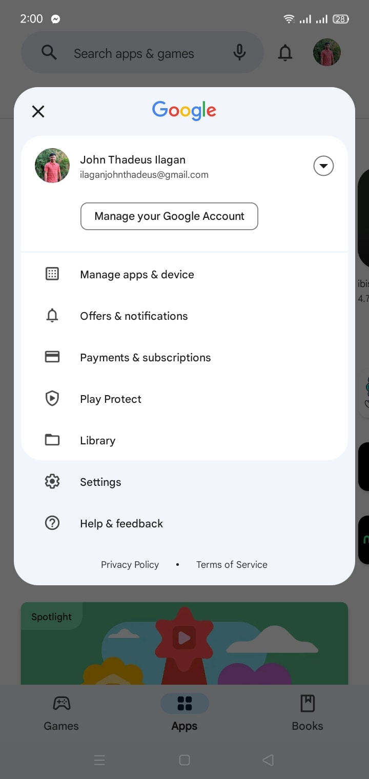 manage apps and devices
