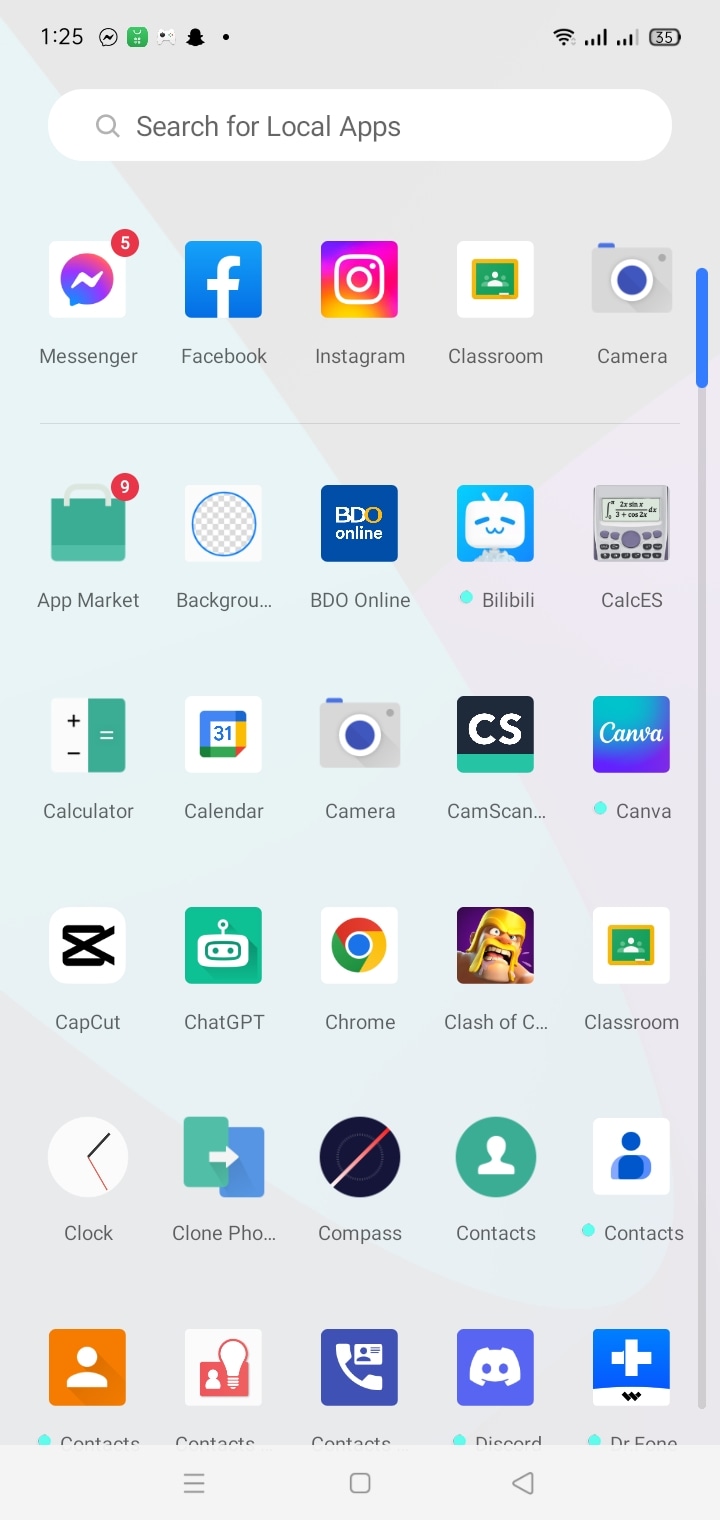 android app drawer