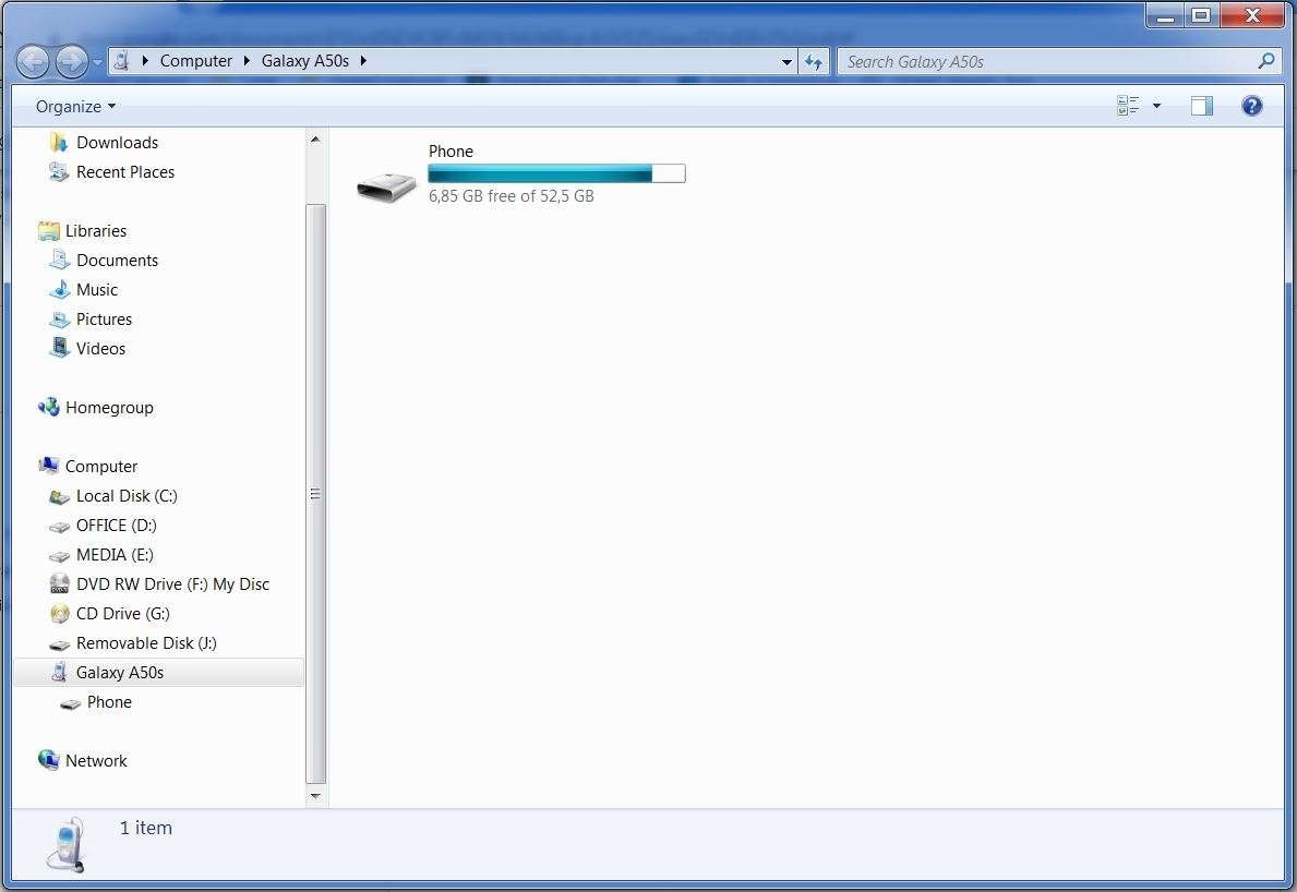 Windows Explorer should be able to recognize your device.