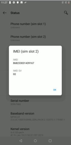 imei number