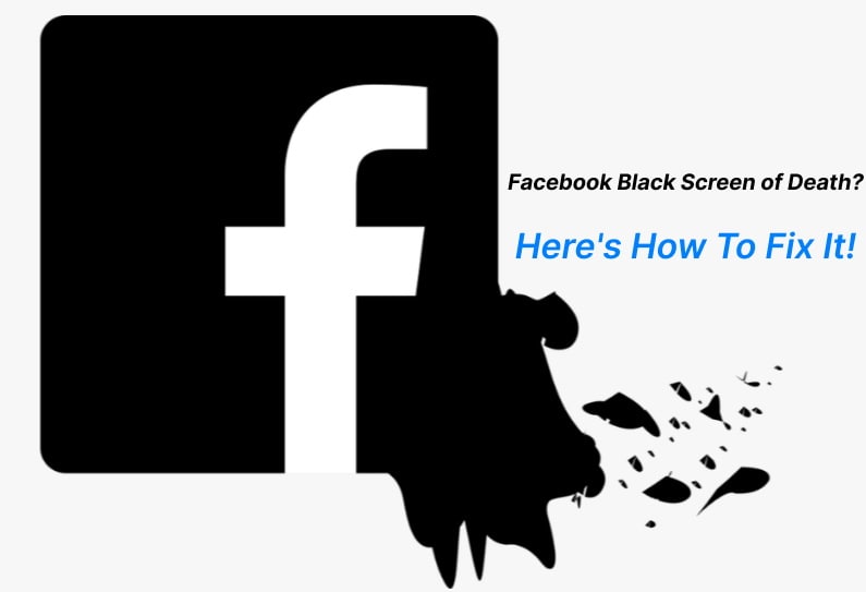 fix facebook black screen
