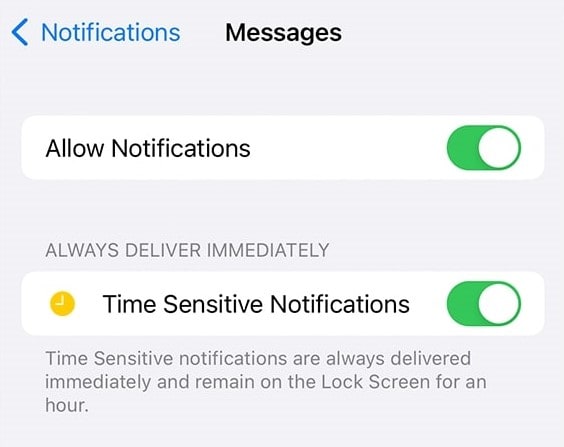 iphone email not updating notification settings