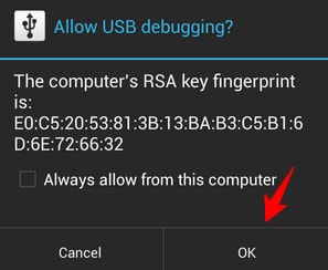 permitiendo la depuración USB en Xiaomi