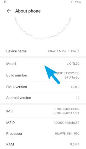 huawei secrete codes about the phone