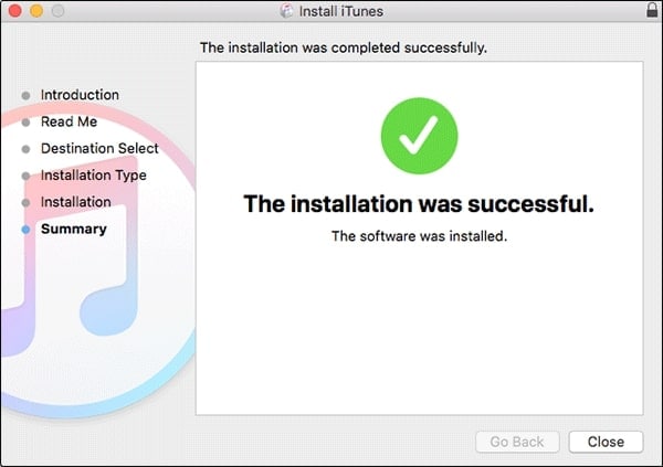 successful installation