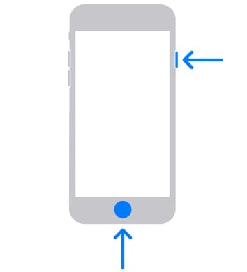 ضع iphone 6s أو إصدار سابق في وضع الاسترداد