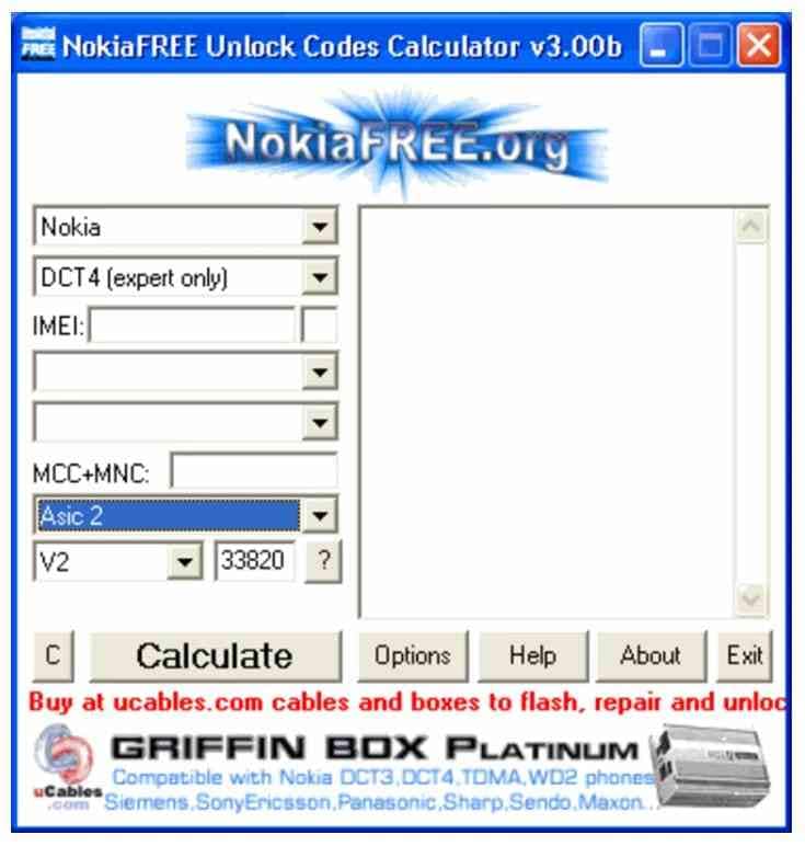 nokia free unlock codes calculatoer