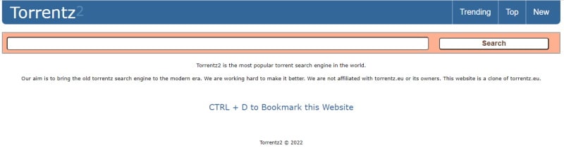 reliable torrent sites - torrentz2