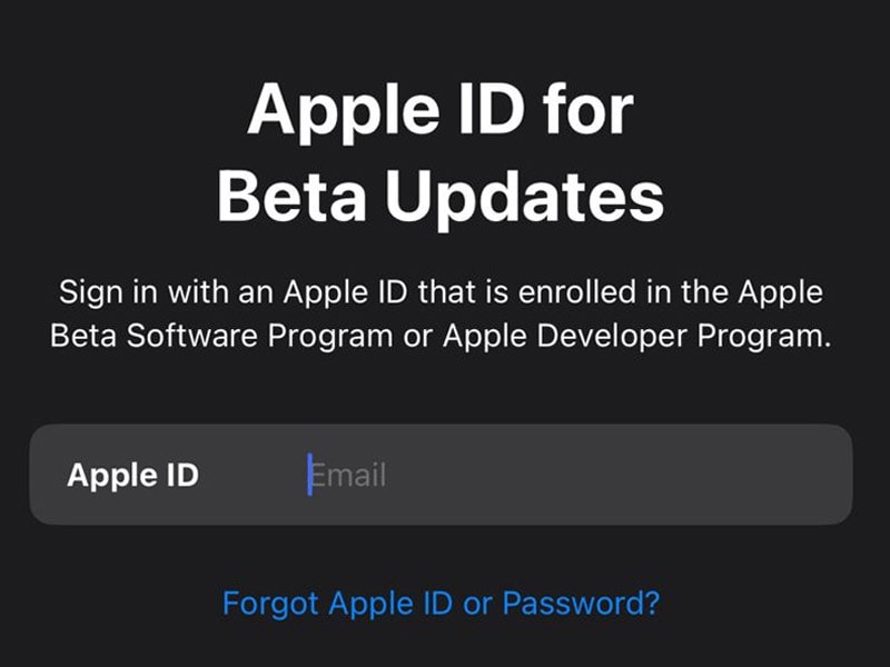 Apple ID pop up on iPhone