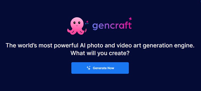 Gencraft text-to-image AI.