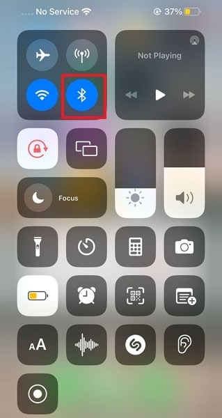 disable the bluetooth feature