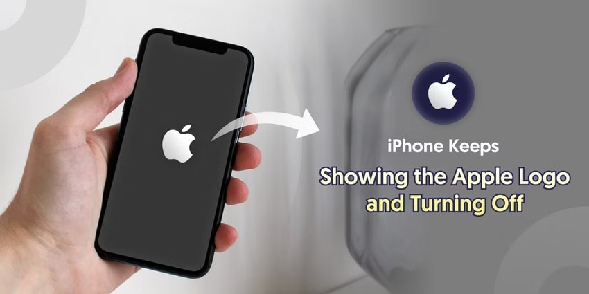 fix an iphone showing the apple logo and turning off