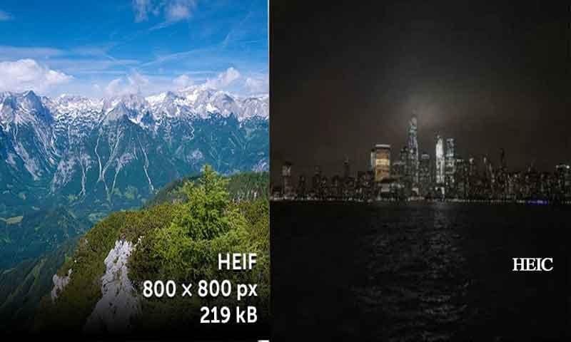 the difference between heif and heic