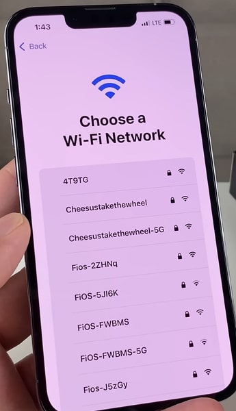 connect to the wifi network