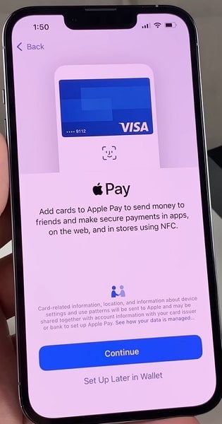 Apple Pay einstellen
