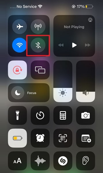disable the bluetooth feature