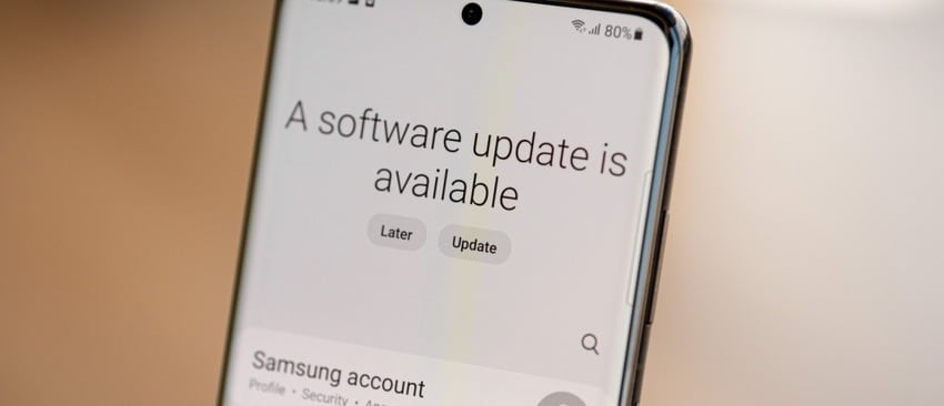 a software update on samsung