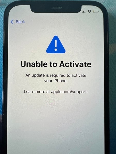 iphone kann nicht aktiviert werden