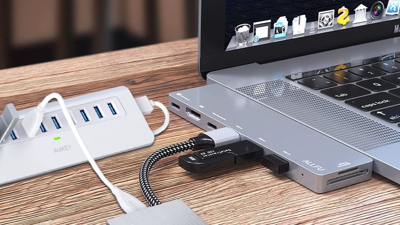 disconnecting usb ports and cables