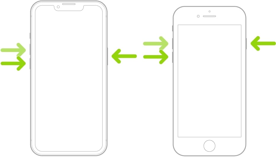 Instrucciones para reiniciar forzosamente el iPhone