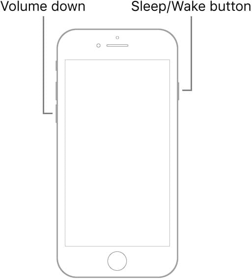 iPhone Ladebildschirm mit Zurücksetzen umgehen