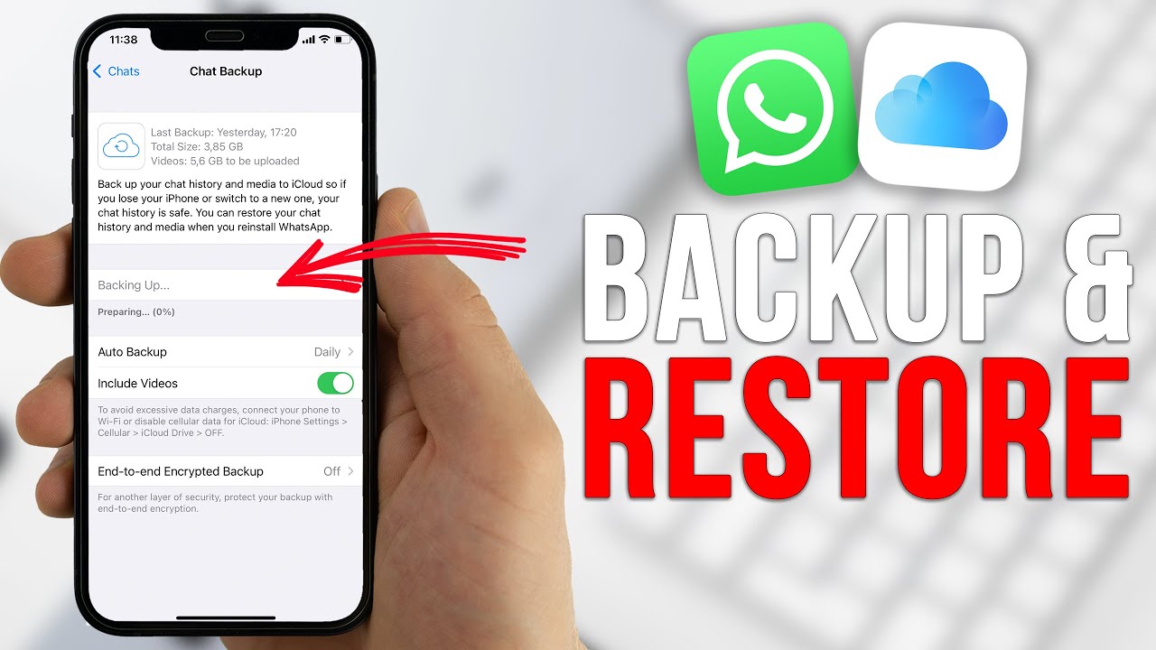  WhatsApp Restore Chat History Banner