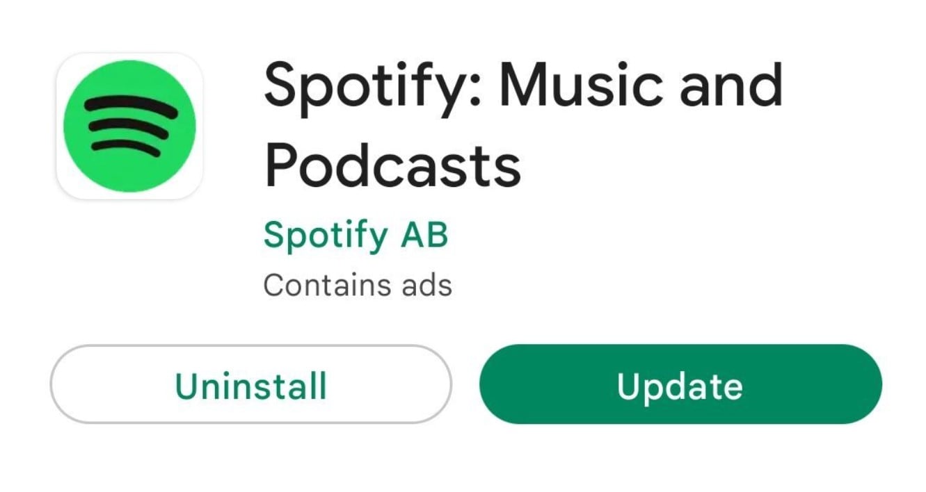 update spotify on android