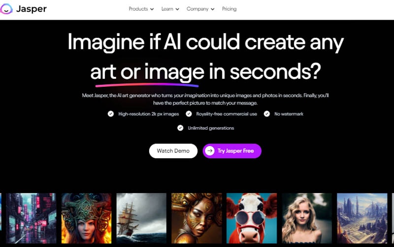 Japser Art AI image generator.