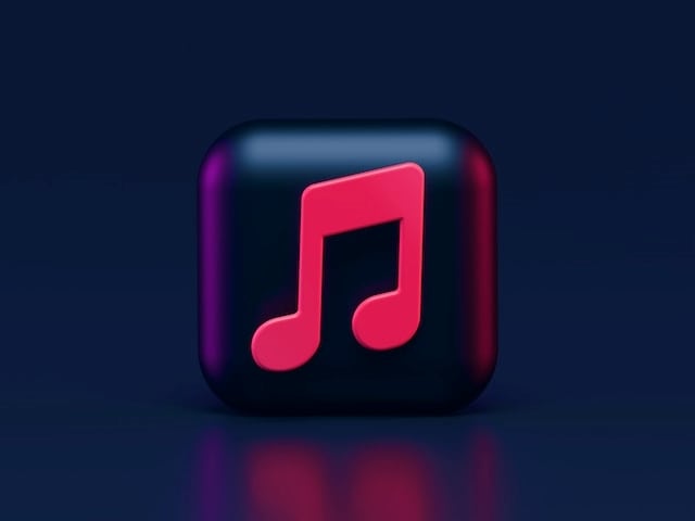 apple music 3d logo