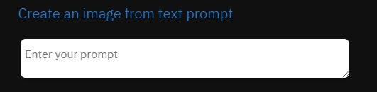 type in text prompts