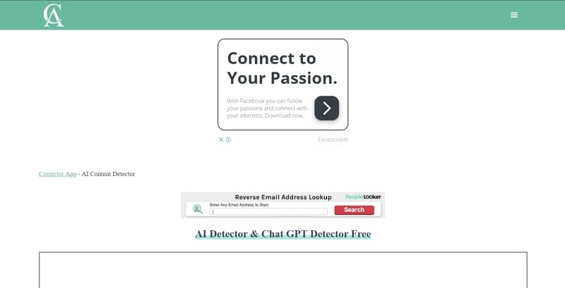 Corrector App detector de ChatGPT