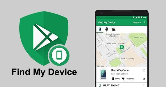 unlock realme with find my device