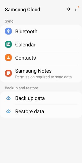 Restore your Samsung contacts