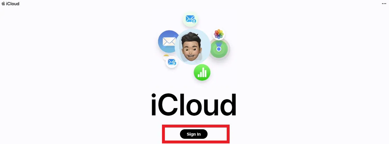 iCloud web