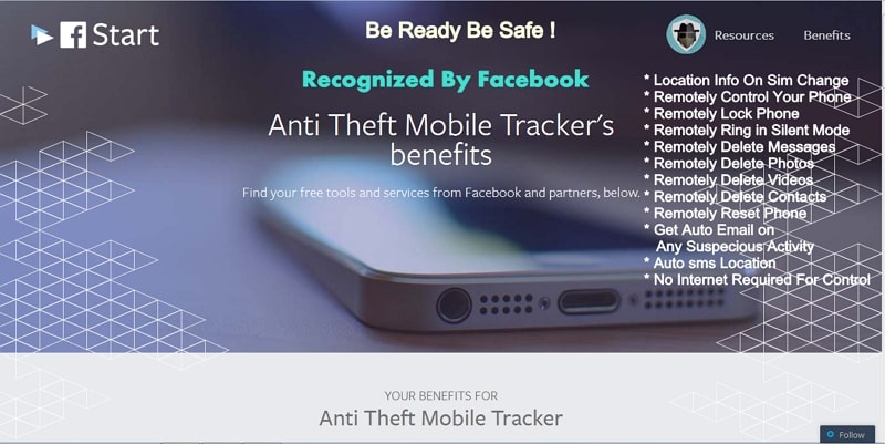 antitheft mobile tracker