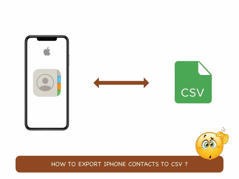 how to export iphone contacts to csv