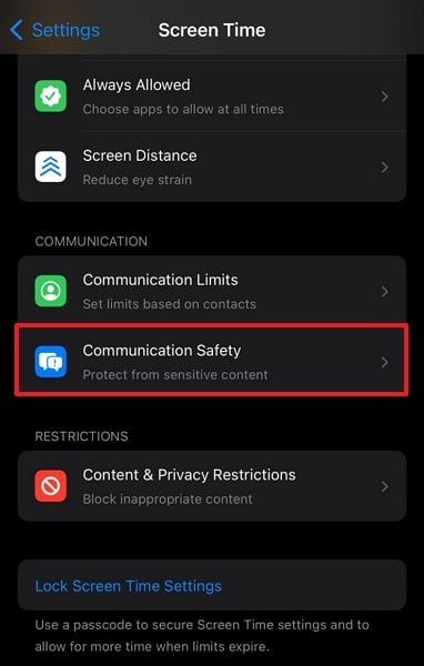 choose communication safety