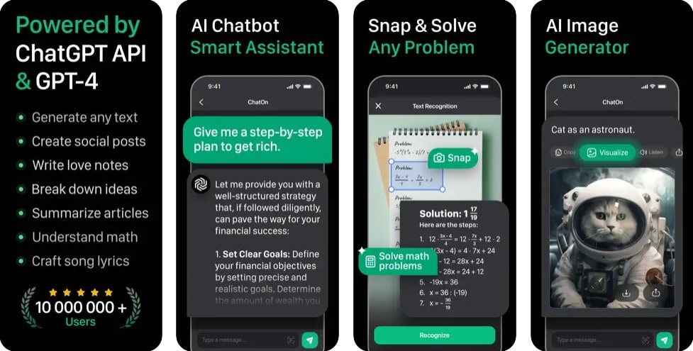 Aplicación ChatOn AI Chatbot Assistant - Alternativa a ChatGPT