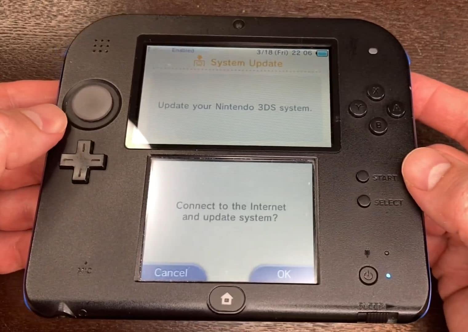 3ds system update