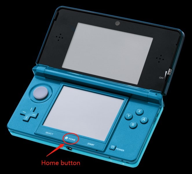 home button on 3ds