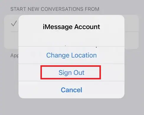 sign out apple id