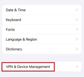 vpn device management