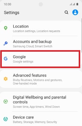 Google Konto Android