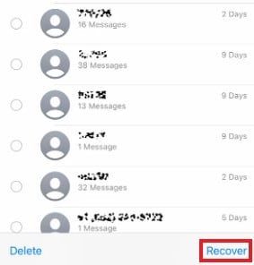 recover deleted text messages