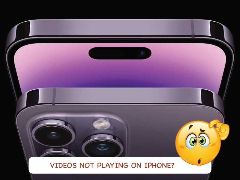 iphone 14 pro video not playing